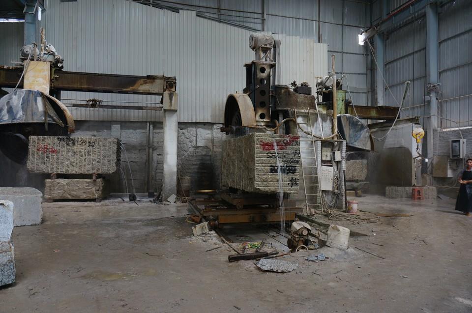 Granite blocks