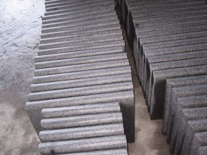Schwarze Perle G684 China geflammt Granitfliese für Lachefertig