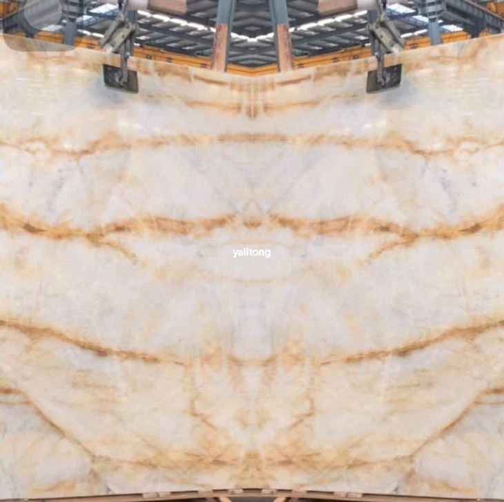 bookmatched onyx slabs