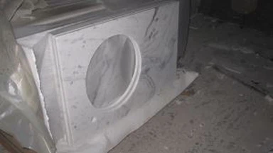 Guangxi White Chinese Marmor Eitelkeit Top