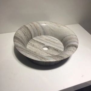 Kristallholz Marmor Kunstbecken Haus