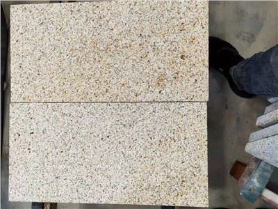 Gehämmerte Pflastersteine ​​aus gelbem Granitbusch günstig